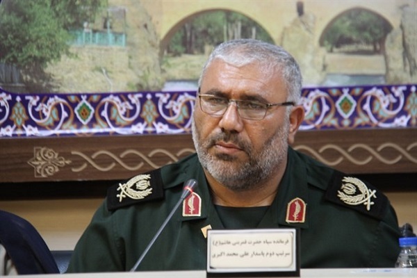 سردار علی محمد اکبری، فرمانده سپاه حضرت قمر بنی‌هاشم(ع)