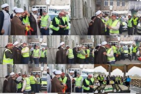 آیین بدرقه اعضای موکب «سرداران شهید» بندرگز برگزار شد