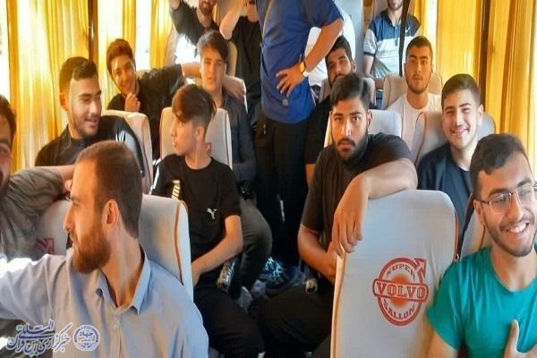 سفر گروه نمایش آئینی «یاس» فریدونکنار به پیاده‌روی اربعین
