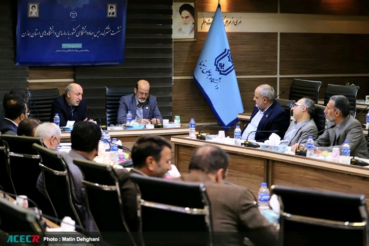 دیدار رئیس جهاد دانشگاهی با روسای دانشگاه های همدان