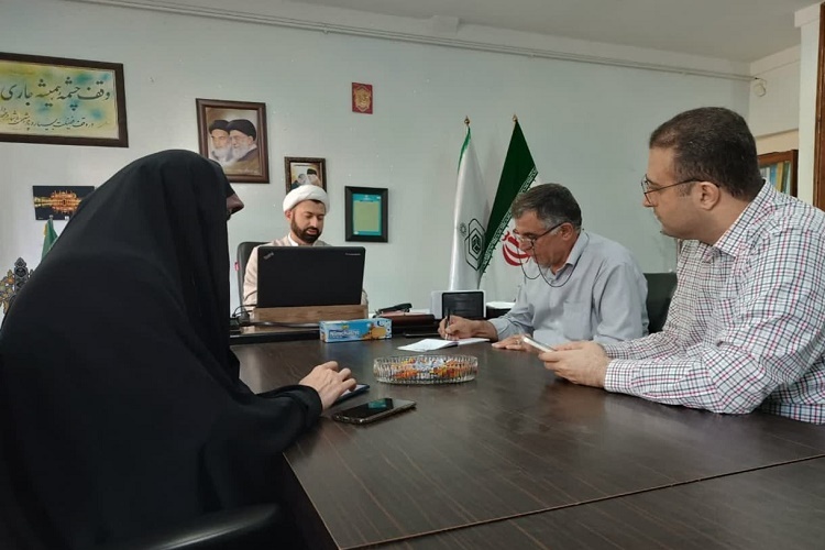 حجت الاسلام خوبرو رئیس اوقاف آستانه اشرفیه