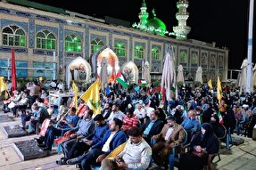 عکس | اجتماع راهیان قدس در گلزار شهدای کرمان