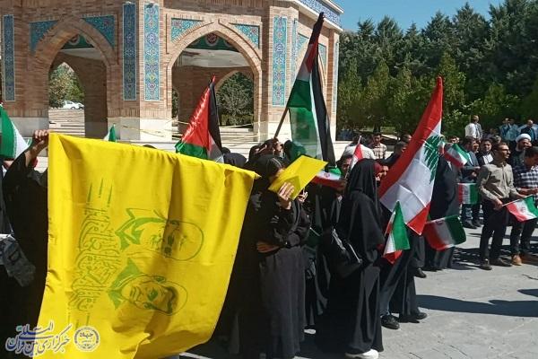 مصداق عینی دفاع از مظلوم، ملت فلسطین است