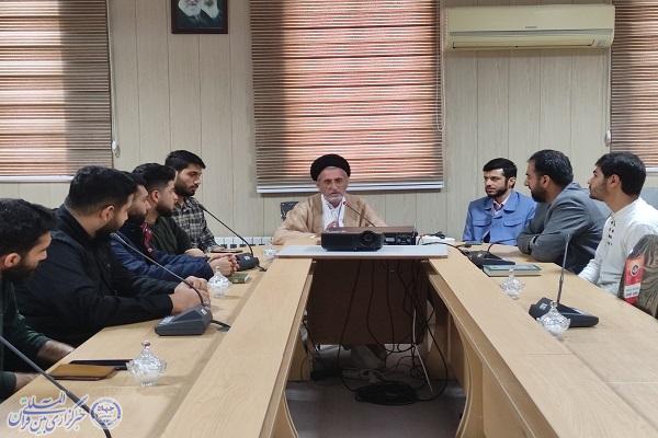 آیین تکریم و معارفه مسئول بسیج دانشجویی دانشکده علوم قرآنی آمل