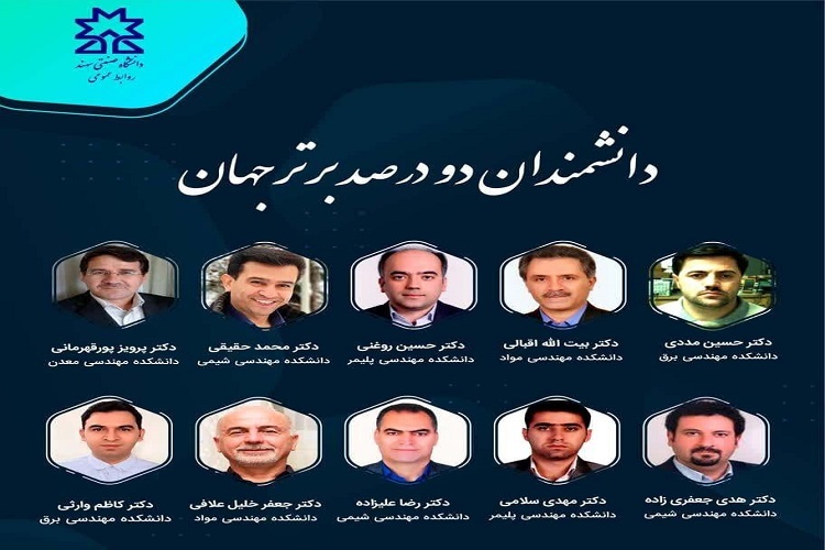 اساتید دانشگاه صنعتی سهند