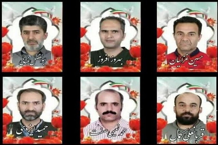 جانباختگان ریزش معدن طزره دامغان