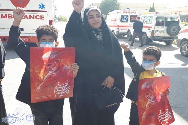 تجمع ضد صهیونیستی مردم کرمانشاه برگزار شد