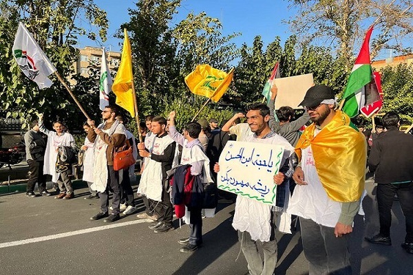 فریاد خشم امت حزب‌الله بر سر رژیم افسارگسیخته صهیونیستی