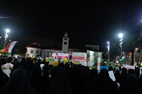 عکس | تجمع مردم رشت در حمایت از غزه