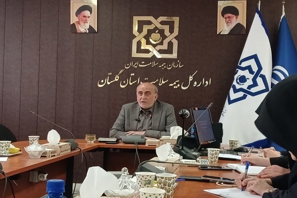 حسینی مدیر کل بیمه سلامت گلستان