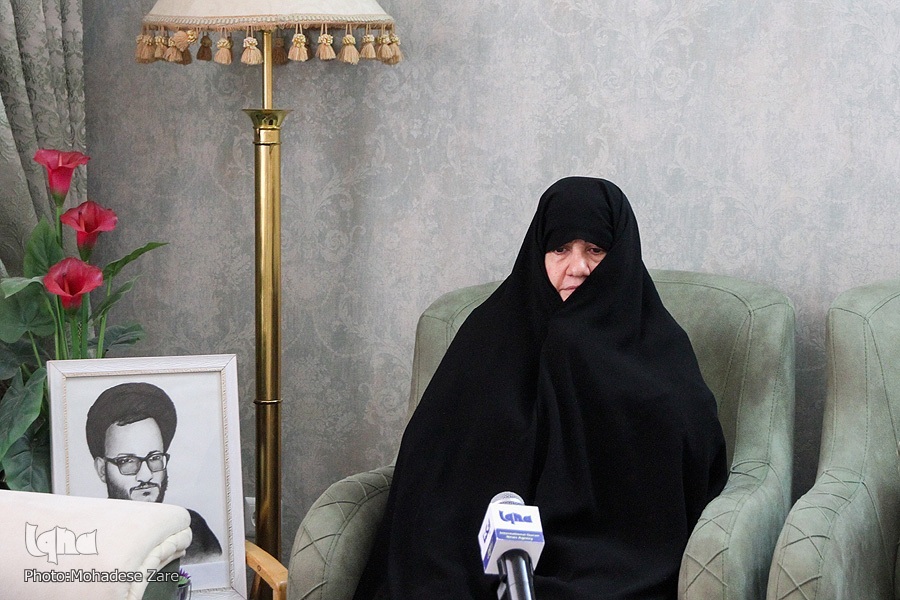 معصومه ذبیحی، همسر شهید سیدعباس موسوی قوچانی