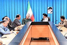 حجت‌الاسلام قریشی با فرمانده قرارگاه سازندگی خاتم‌الانبیاء دیدار کرد