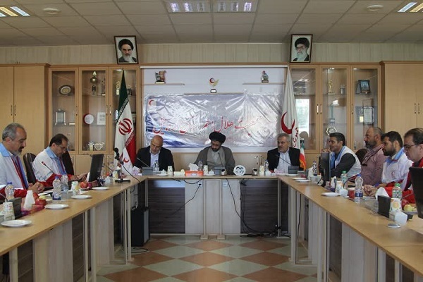 جلسه شورای معاونان جمعیت هلال احمر استان اردبیل