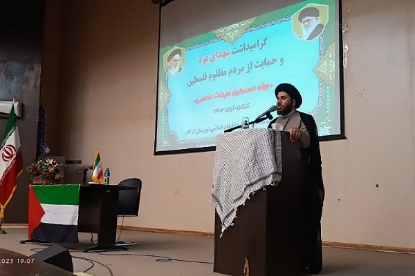 حجت الاسلام محمدزاده رئیس تبلیغات اسلامی گرگان