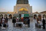 عکس | رویداد هنری «من القدس الی القدس» در حرم مطهر رضوی
