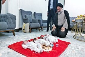 اهدای بسته ۴۴ میلیونی بنیاد ۱۵ خرداد به نوزادان چهارقلویی یاسوجی