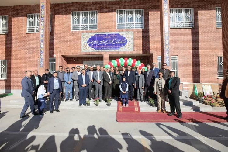 آئین افتتاح هنرستان کاردانش در اقدسیه مشهد