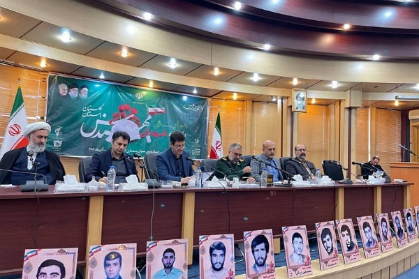 مهندس مهیایی رئیس امور عمرانی استانداری گلستان در نخستین یادواره شهدای مهندس