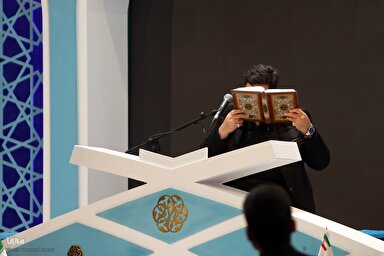 فیلم | قرائت ترتیل شرکت‌کنندگان مسابقات سراسری قرآن کریم