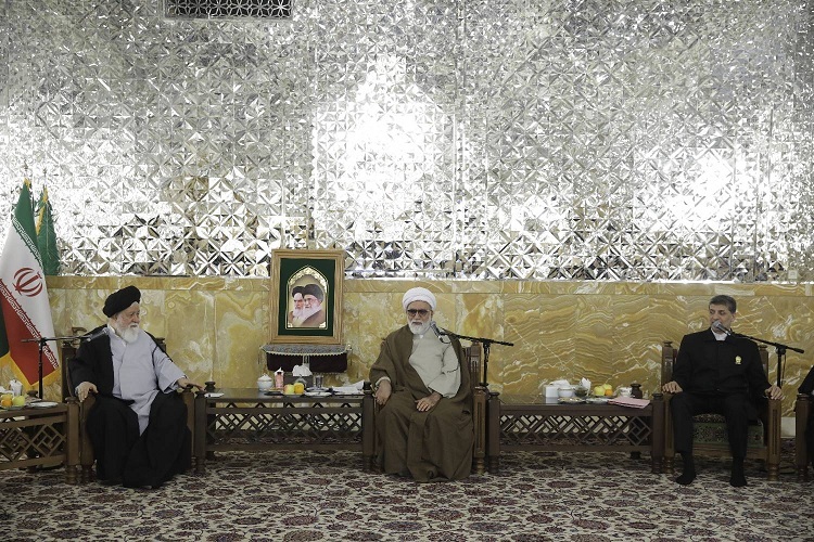 حجت‌الاسلام‌والمسلمین احمد مروی در جلسه مشورتی با حضور نماینده ولی فقیه و مسئولان ارشد دستگاه‌های اجرایی استان خراسان رضوی و شهر مشهد