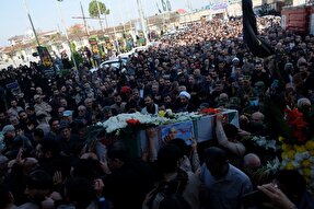 عکس | تشییع پیکر شهید مدافع حرم «محمدرضا یعقوبی» در رشت