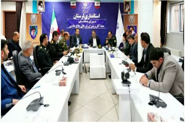 تشییع پیکر سه شهید گمنام در لرستان