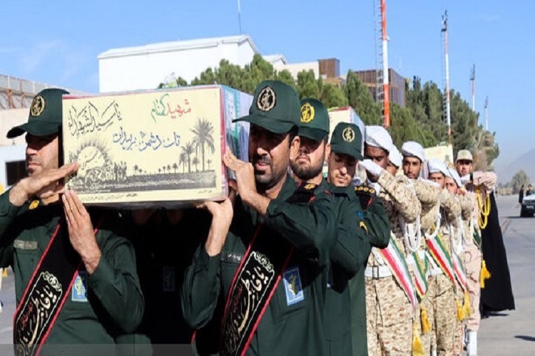 آئین استقبال از پنج شهید گمنام دوران دفاع مقدس در سمنان