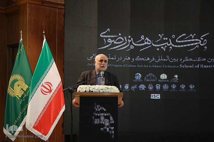 محمدرضا حسنایی رئیس کنگره بین‌المللی فرهنگ و هنر در تمدن اسلامی