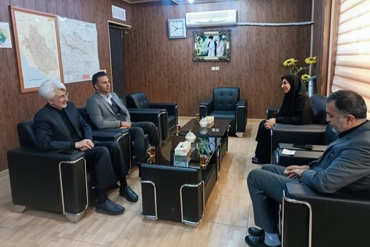 نشست مدیرکل بهزیستی فارس با فرماندار خفر