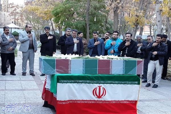 جهاددانشگاهی کرمانشاه میزبان شهید گمنام بود