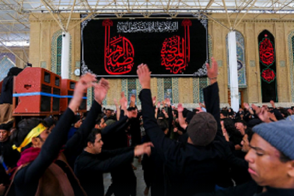 مراسم سالروز شهادت حضرت زهرا (س) در کربلا + عکس