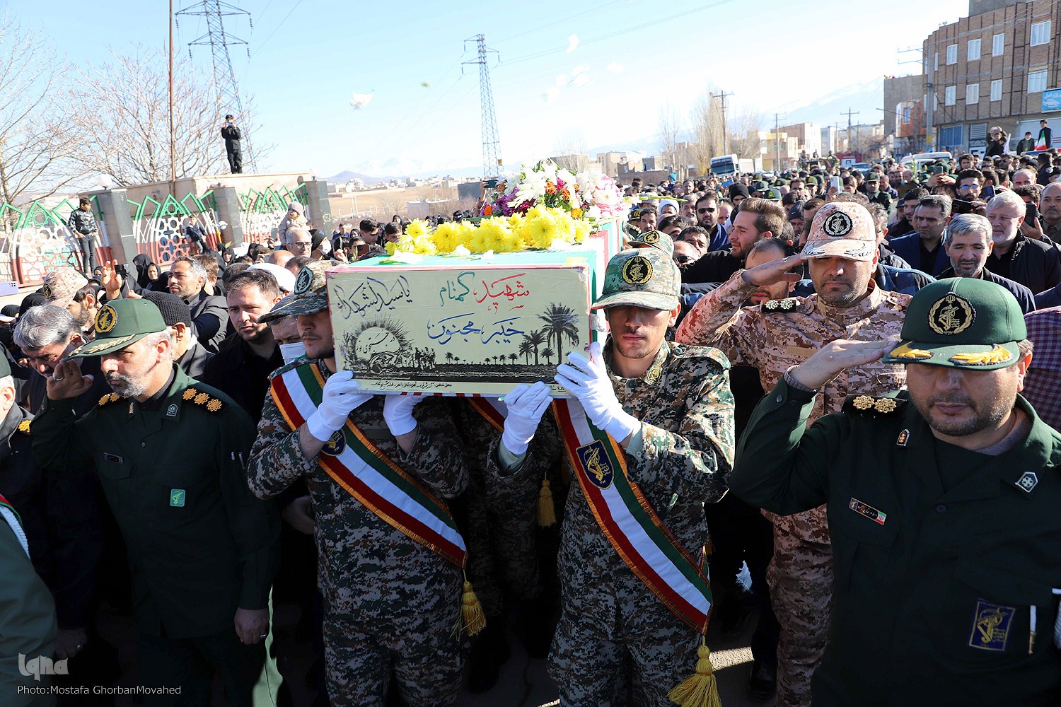 تشییع و تدفین پیکر پاک و مطهر شهید گمنام در اهر