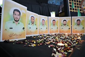 عکس | سوگواره شهدای «حادثه تروریستی راسک» در دانشگاه زابل