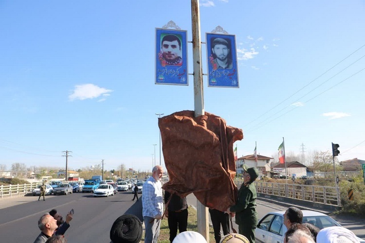 رونمایی از تمثال شهدای انزلی
