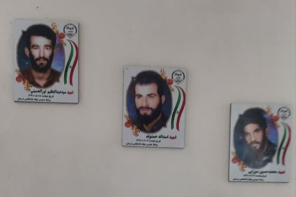 نصب تمثال شهدا در جهاددانشگاهی لرستان