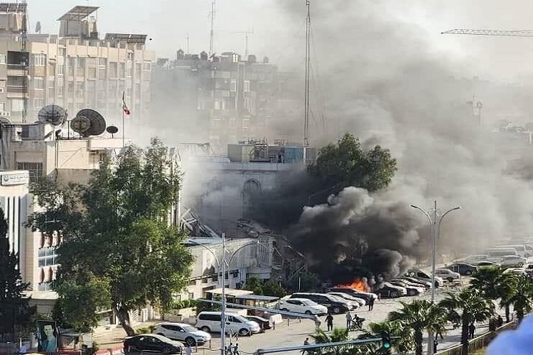 جمله به کنسولگری ایران در دمشق