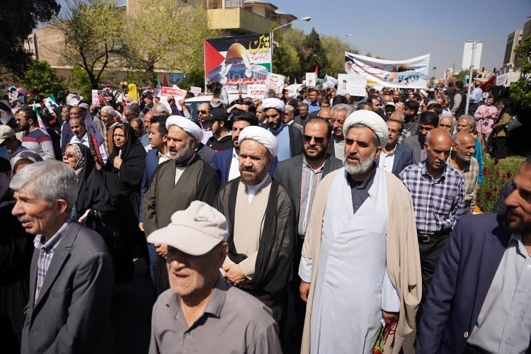 راهپیمایی روز قدس، شیراز