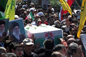 فیلم | راهپیمایی روز قدس همراه با تشییع شهدای راسک در یزد