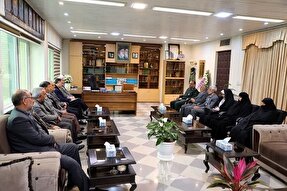 رئیس ستاد بازسازی عتبات عالیات آذربایجان‌غربی با فرمانده سپاه شهدای استان دیدار کرد