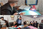 هنرمند خوشنویس سامانی دعای جوشن کبیر را کتابت کرد