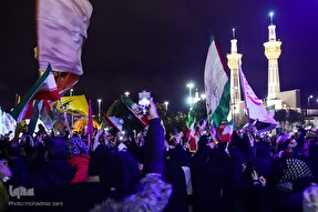 عکس | حمایت مردم مشهد از حمله موشکی و پهپادی به رژیم صهیونیستی