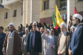 فیلم | تجمع دانشجویان علوم پزشکی کردستان در حمایت از عملیات وعده صادق