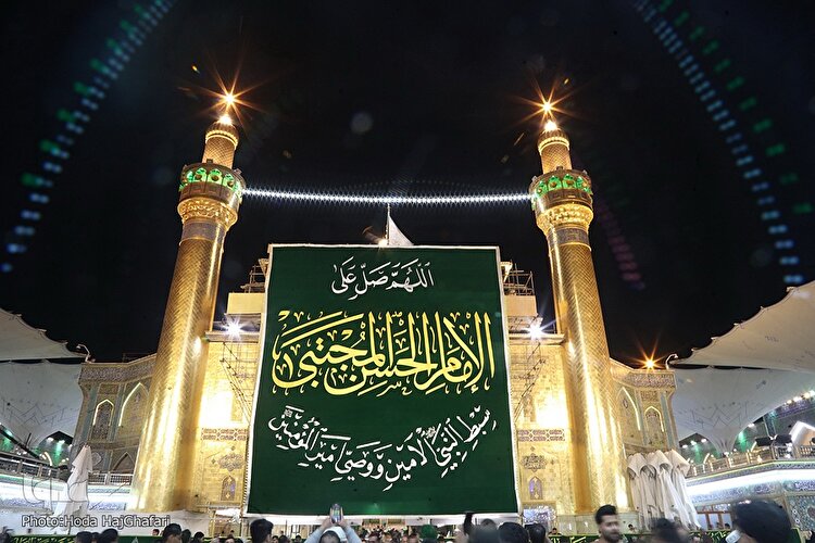 حرم امام علی(ع) در آستانه ولادت کریم اهل بیت(ع)