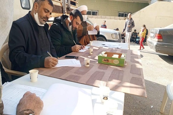 کمک‌رسانی عتبه امام حسین (ع) به سوری‌های آواره در لبنان + عکس