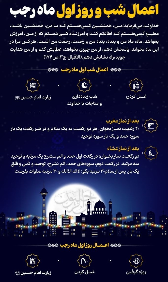مژده که ماه رجب فرار رسید+ اعمال و فضائل ماه رجب