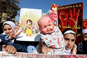 راهپیمایی قزوینی‌ها در محکومیت جنایات رژیم صهیونیستی