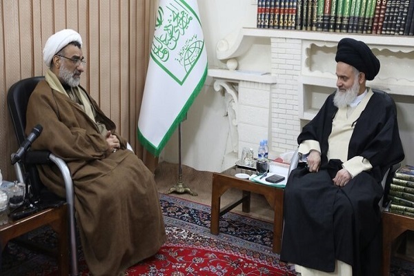 آیت‌الله حسینی بوشهری و حجت‌الاسلام خسروپناه