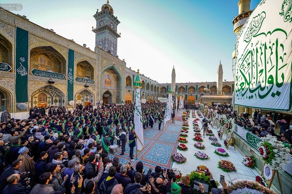 عکس | برگزاری مراسم جشن خادمان آستان علوی در نجف اشرف
