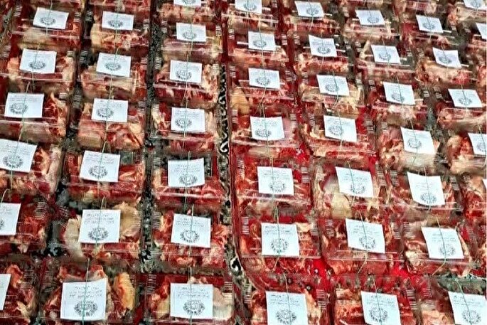 توزیع ۱۸۰۰ بسته گوشت نذری در قالب پویش عقیقه در کرمانشاه