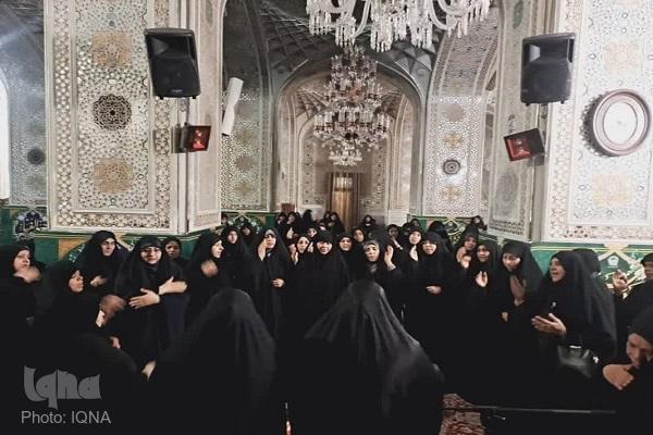 آیین عزاداری عقیله بنی هاشم (س) در حرم رضوی برگزار شد